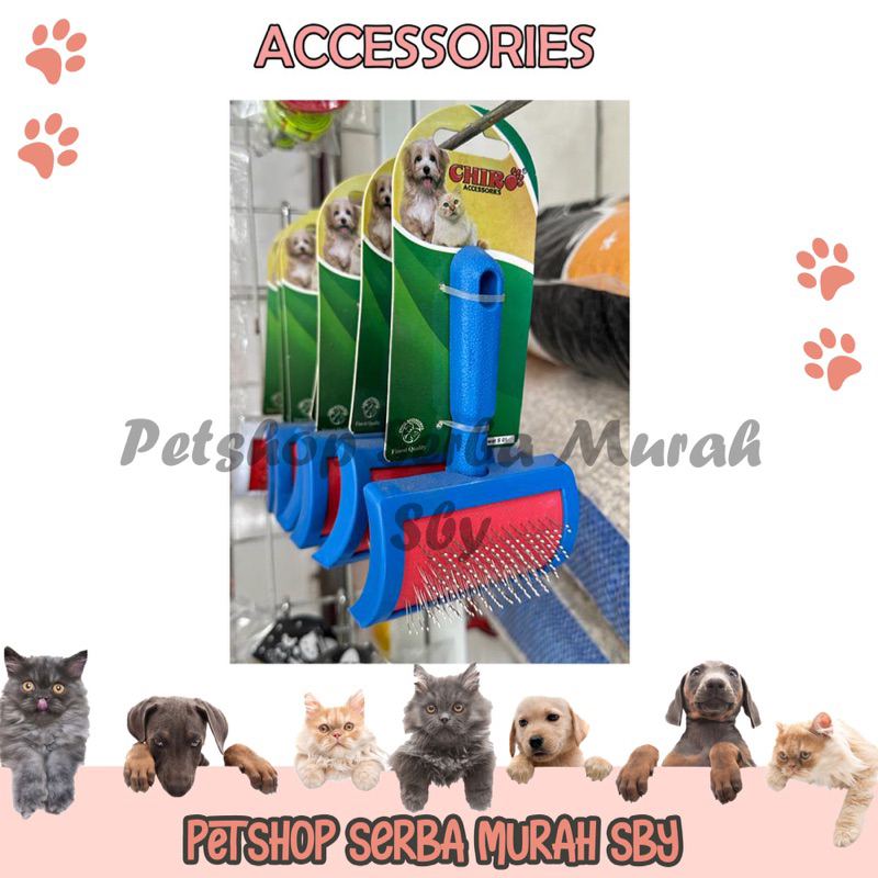 Sisir Kawat Grooming Kucing Anjing Kelinci