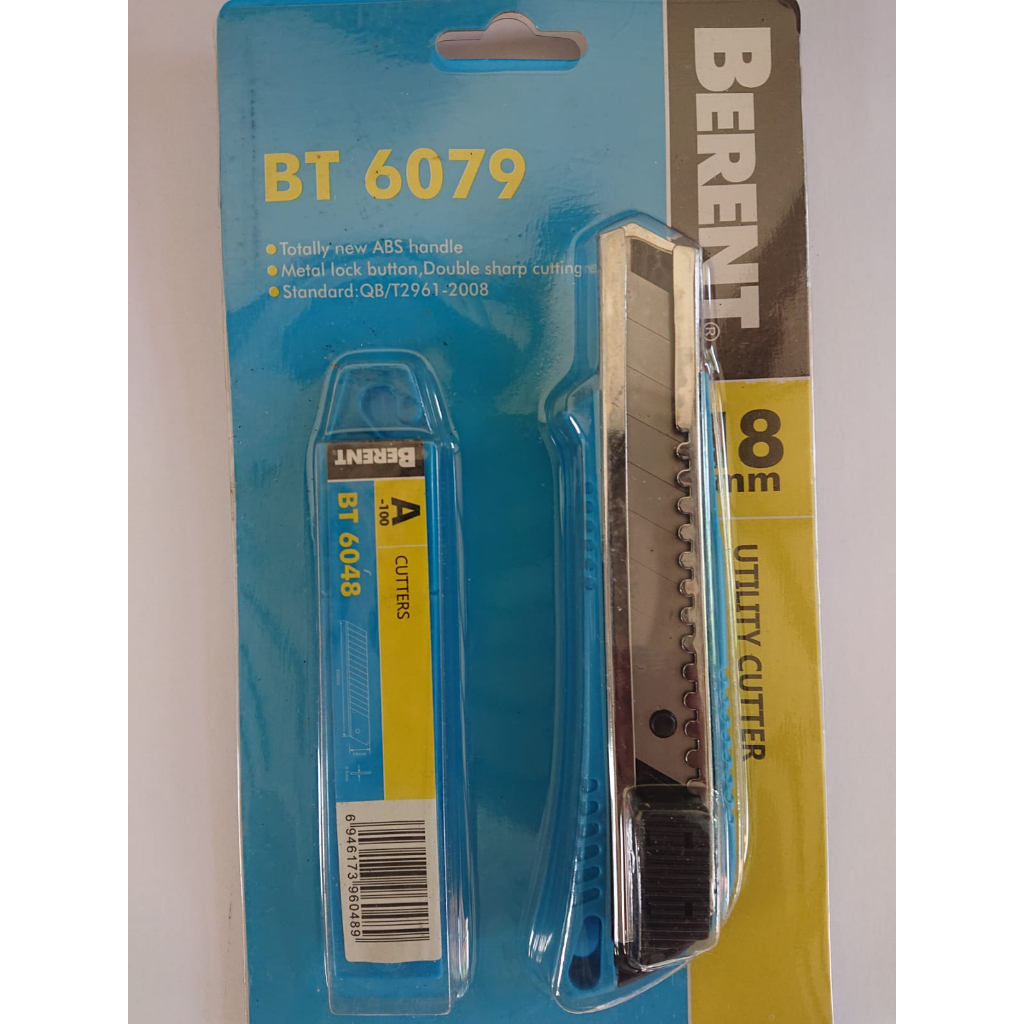 

Cutter Besar / Pisau Cutter Berent Bonus Isi Ulang Pisau (set) / Cutter Profesional / Cutter Import