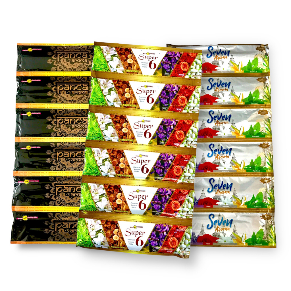 Dupa Renteng Sreevani Panca 5 Aroma 22 cm isi 35 Sticks Import India