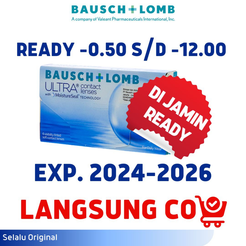 BAUSCH AND LOMB ULTRA SOFTLENS BENING BULANAN SILICONE HYDROGEL