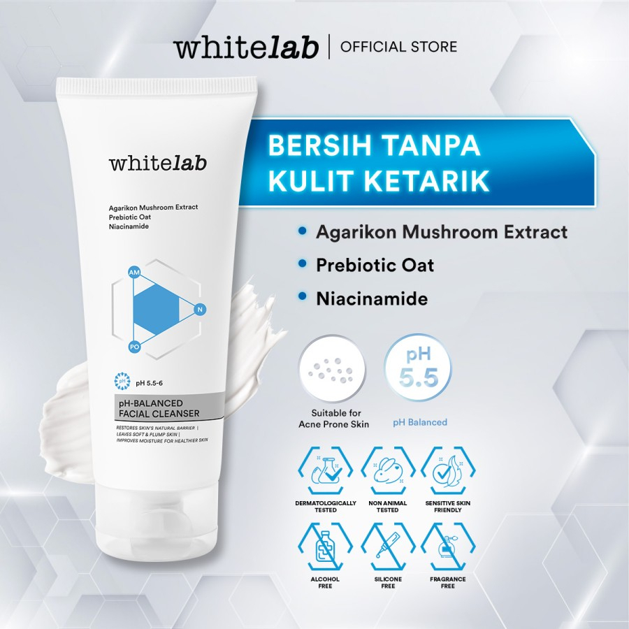 Whitelab pH-Balanced Facial Cleanser 100 gr