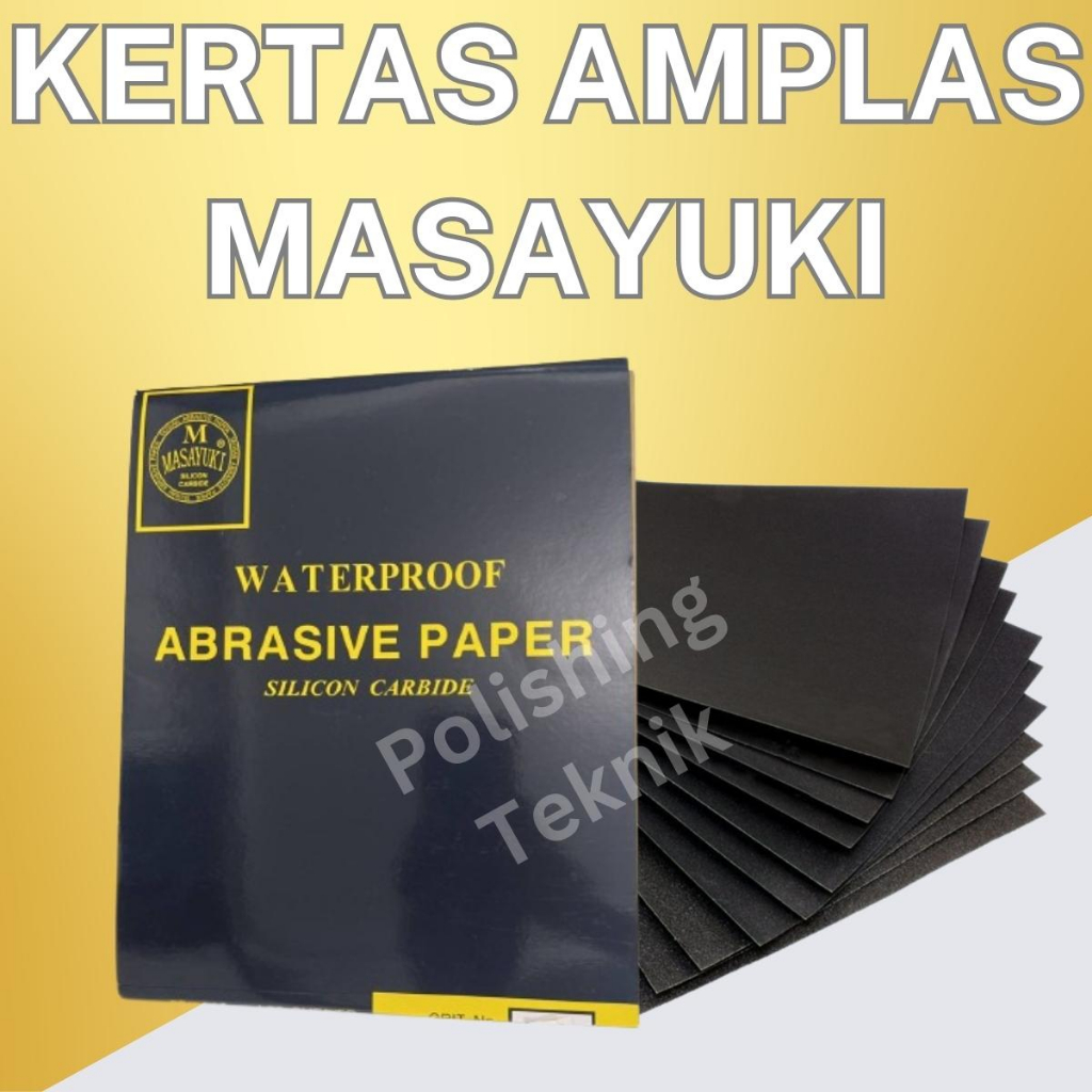 Kertas Amplas Gosok Grid 180 Masayuki