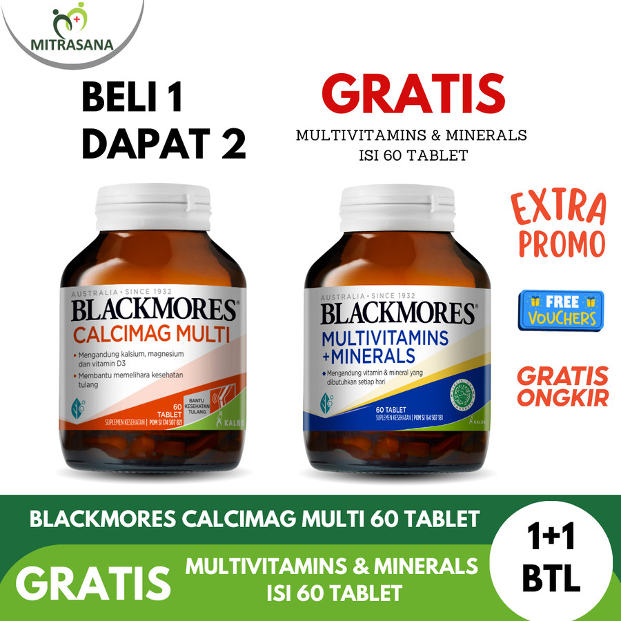 Blackmores Calcimag Multi 30 Tablet Gratis Blackmores Bio C 30 Tablet