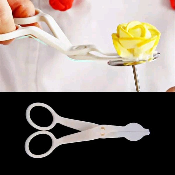 Paku Mawar Dan Gunting Mawar / Paku Dekorasi Butter Cream / Decorating Tools / Cream Scissors