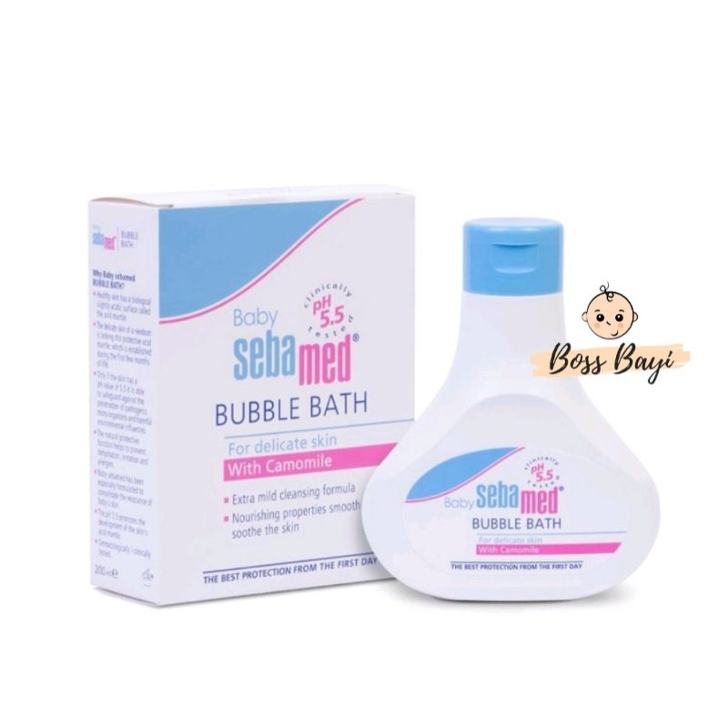 SEBAMED - Baby Bubble Bath 200ml / Sabun Mandi Bayi Cair