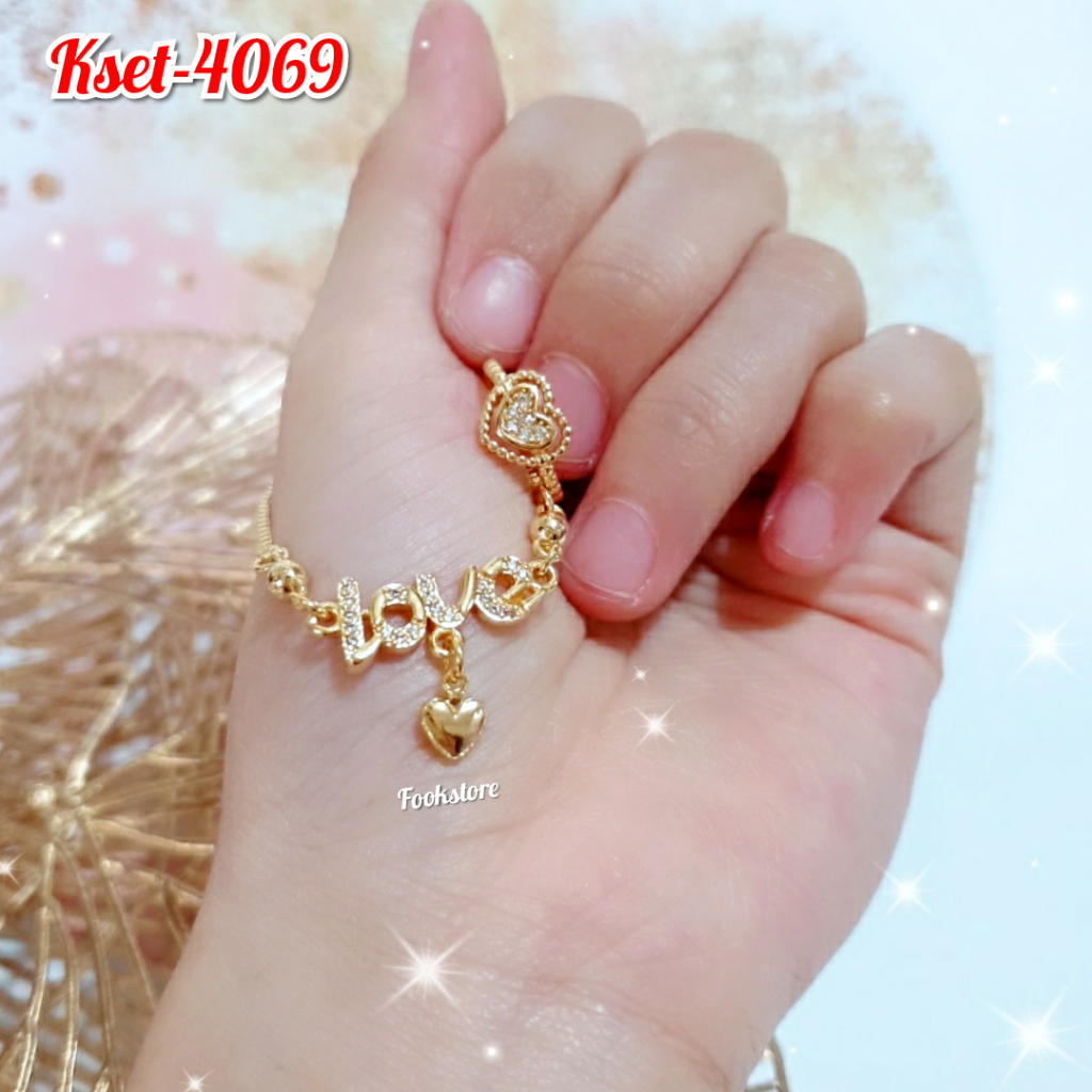 SET PERHIASAN KALUNG ANAK GRATIS CINCIN ANTI ALERGI/KSET-4069