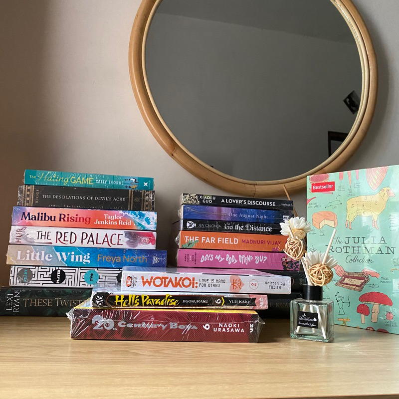 Jastip Bootopia, buku novel romance, komik, manga