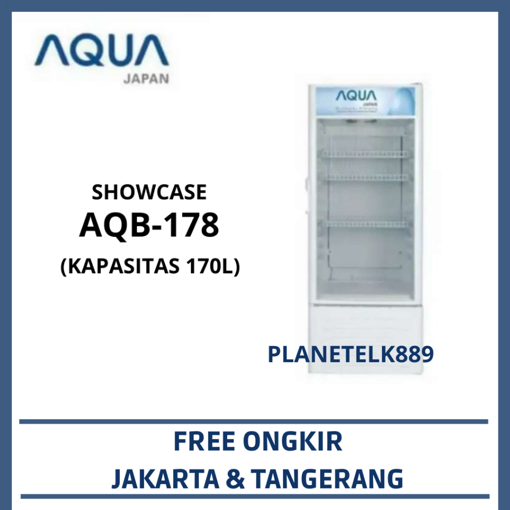 SHOWCASE AQUA AQB-178 KAPASITAS 170L