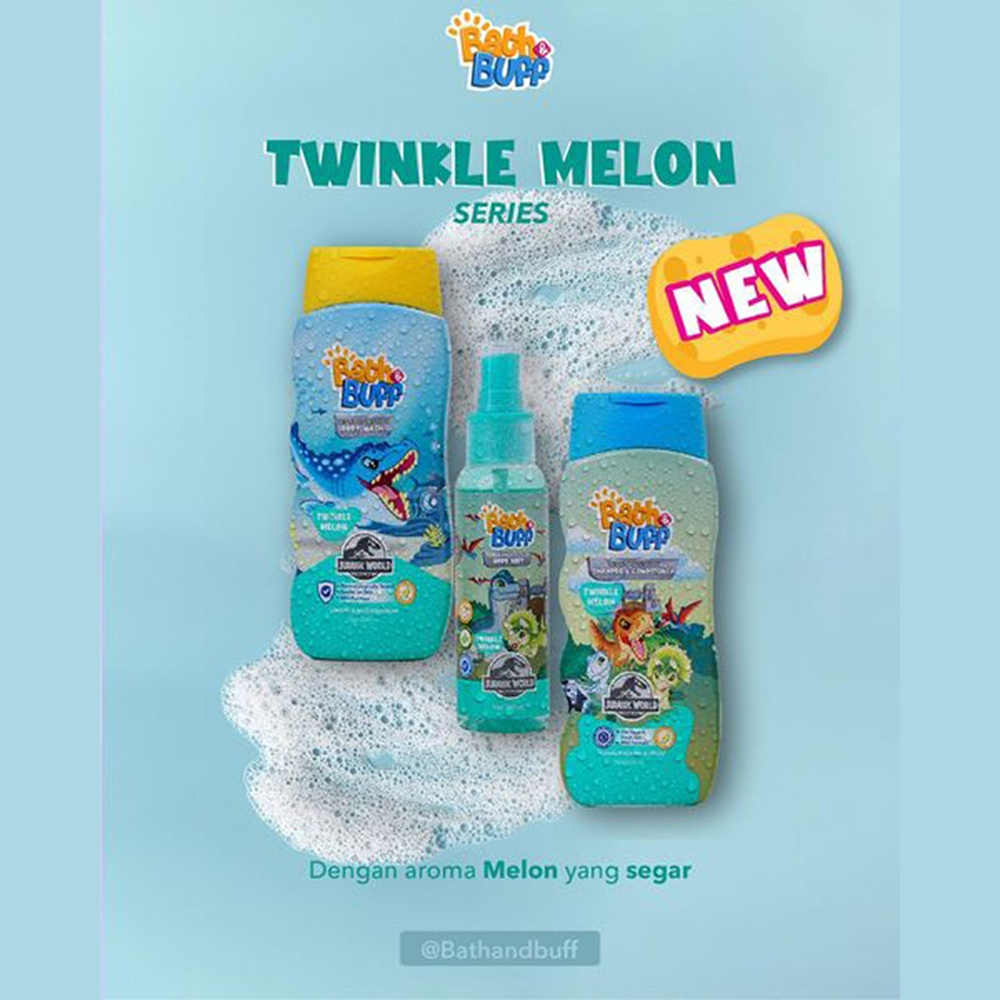 BATH &amp; BUFF SHAMPOO &amp; CONDITIONER TWINKLE MELON