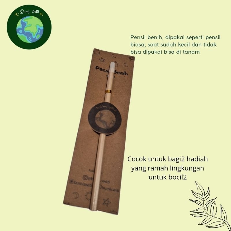 

Souvenir Anak Edukatif Ramah Lingkungan Pensil Benih