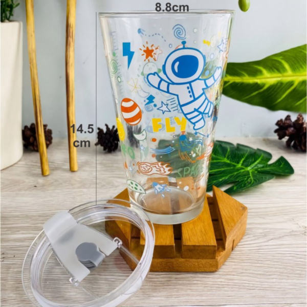 

Jual Tumbler kaca motif karakter glass ware cup gelas cup free sedotan kaca - ASTRONOT Berkualitas