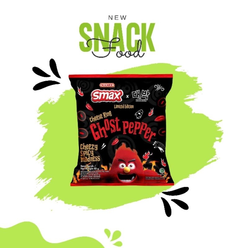 

Smax Ghost Cheese Ring Pepper 40 Gram