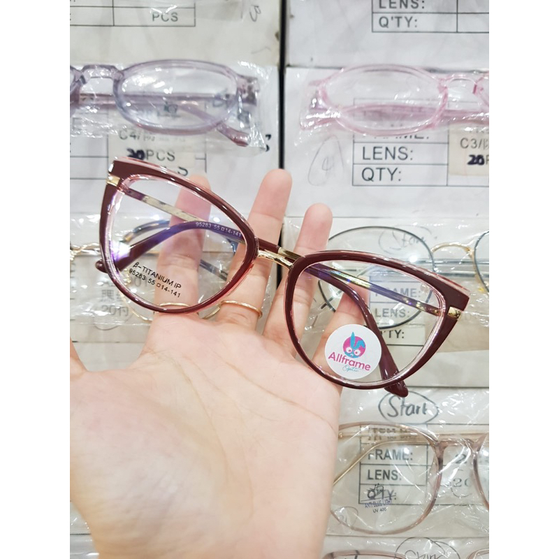 KACAMATA WANITA MODIS CAT EYE KODE 95283 ANTI RADIASI