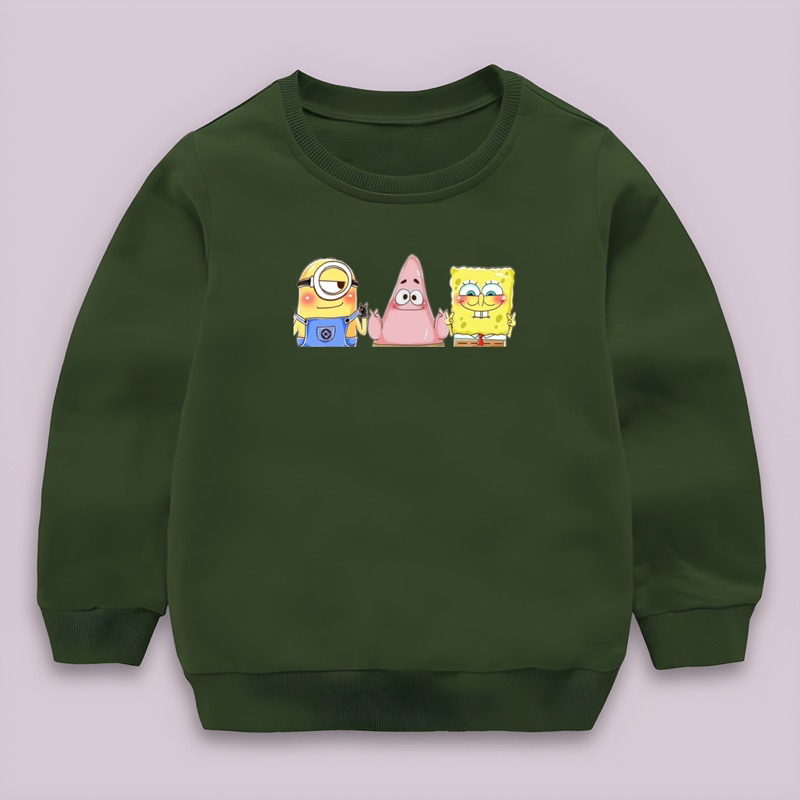 Sweater anak SPONGEBOB PATRICK hoodie anak 2-10 tahun