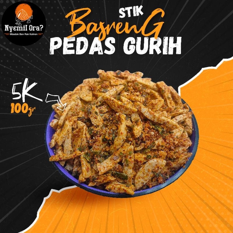 

Stik Basreng Pedas Gurih Daun Jeruk 100g