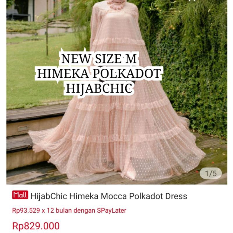 NEW SIZE M BUKAN PRELOVED HIMEKA MOCCA HIJABCHIC