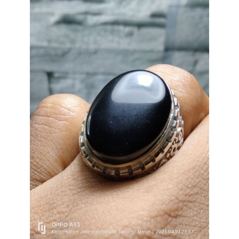 batu cincin akik Yaman Wulung merah