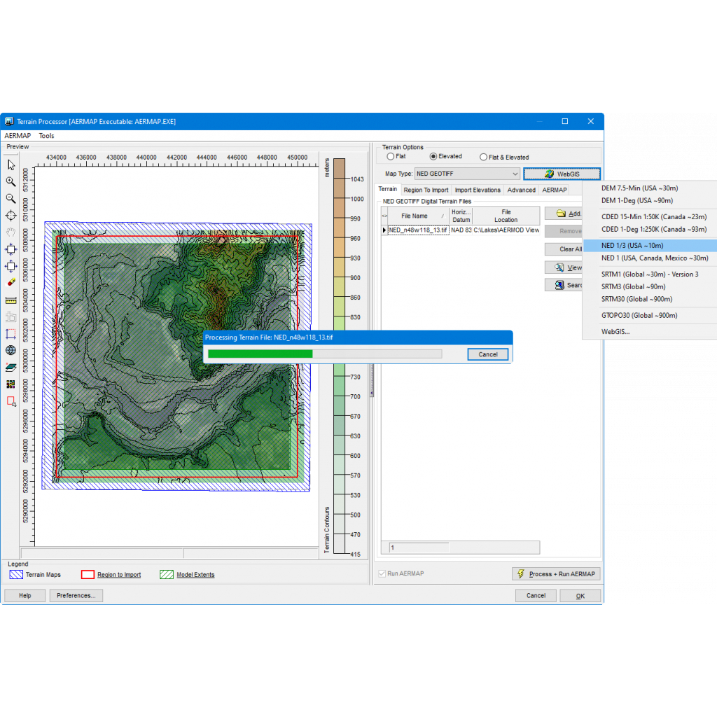 Lakes Environmental AUSTRAL View 8 Full Version Software grafis untuk AUSTAL2000