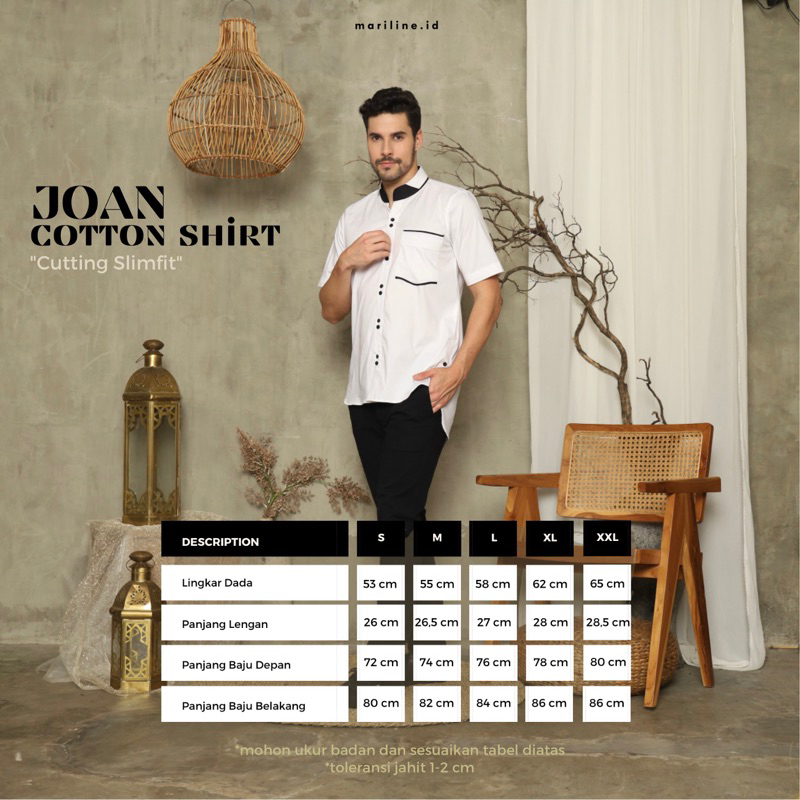 MARILINE Bundling Price JENNA JOAN - Dress dan Kemeja Couple