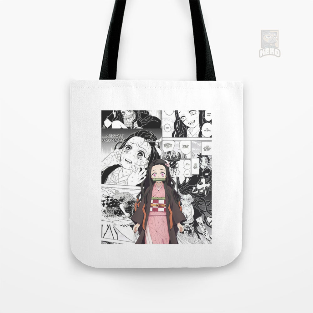 Nezuko Komik Anime Tote Bag