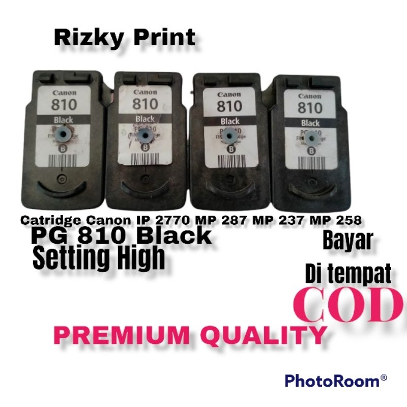 Catridge Canon 810 Setting high Siap pakai catridge Canon IP 2770 MP 287 MP 237 MP 258