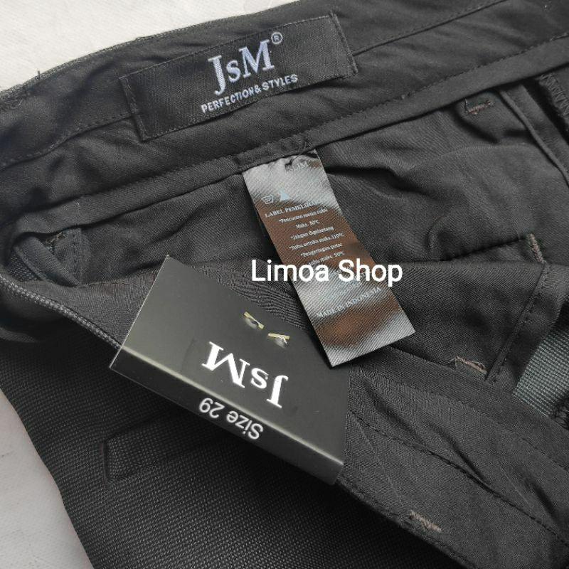 Celana Pria Formal JsM Slimfit Abu - Abu JM 03