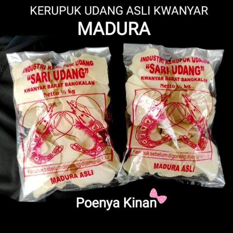 

Kerupuk Udang Gurih Asli Kwanyar Madura 500gr