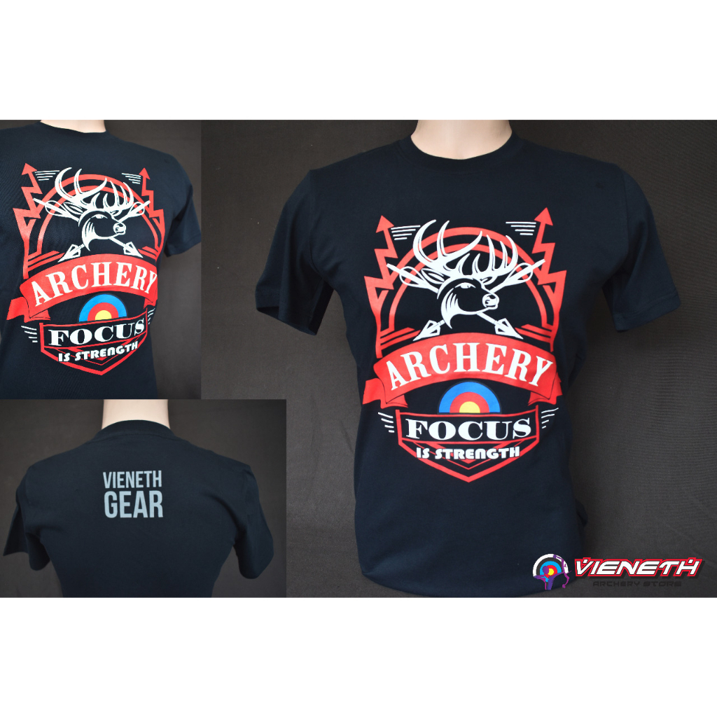 KAOS PANAHAN - BAJU PANAHAN - KAOS FOCUS ARCHERY - VIENETH GEAR -  PANAHAN