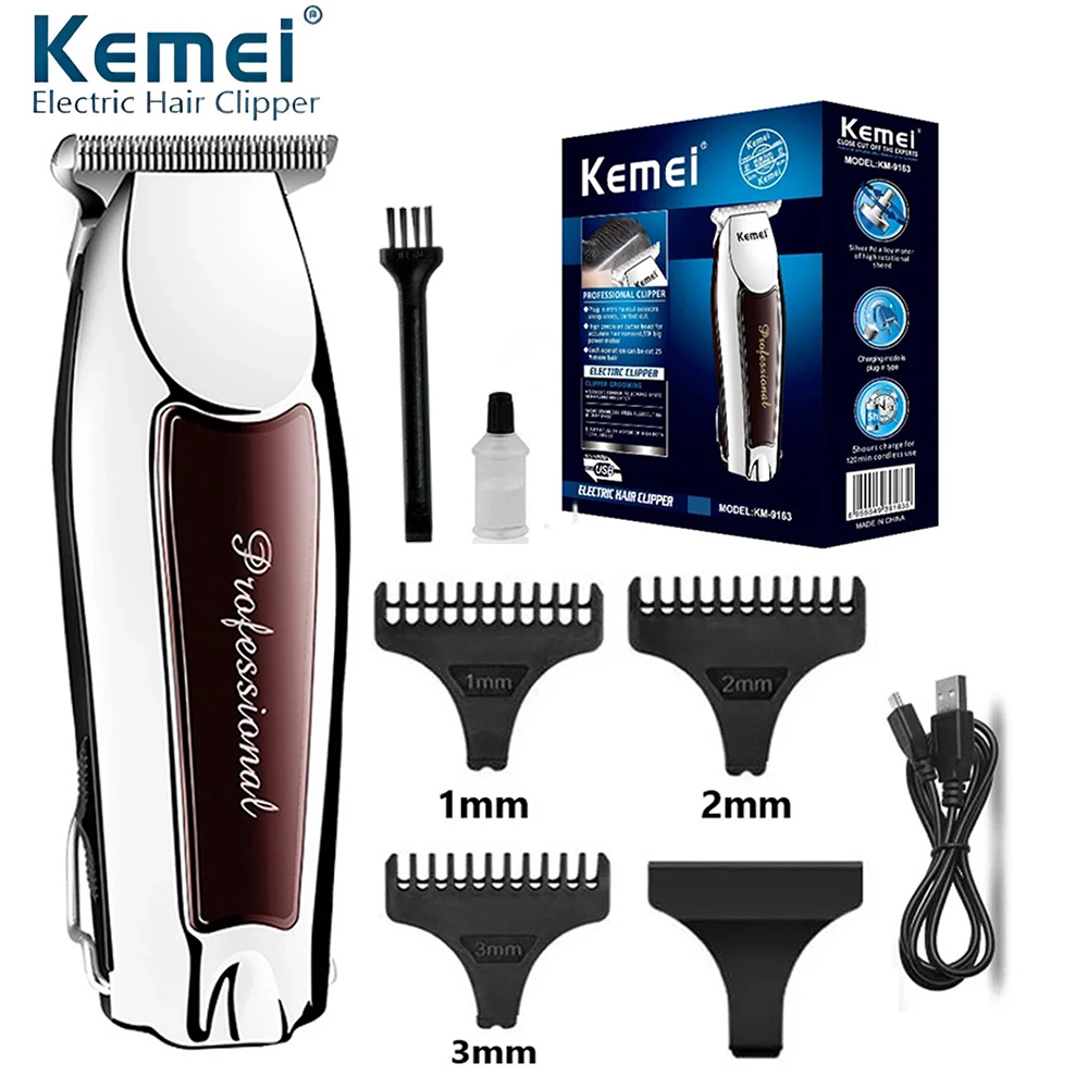 Detailer Kemei KM-9163 KM-5021 Alat Cukur Luxury Hair Clipper Portable Profesional Barber