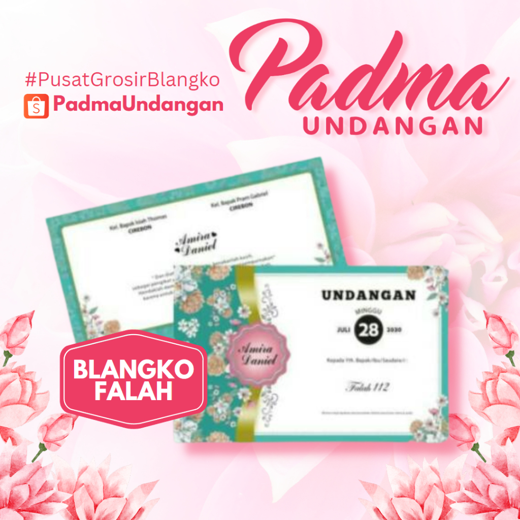 Blangko Undangan Falah 112 | PadmaUndangan