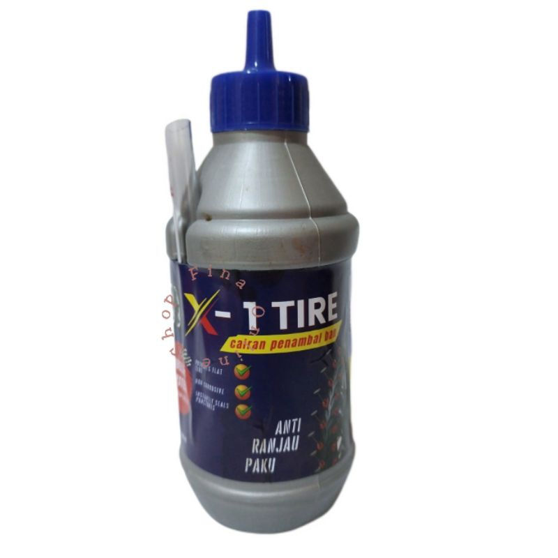 X-1 Tire / TIMO Tire Sealant Cairan Penambal Ban Anti Ranjau Paku 350ml