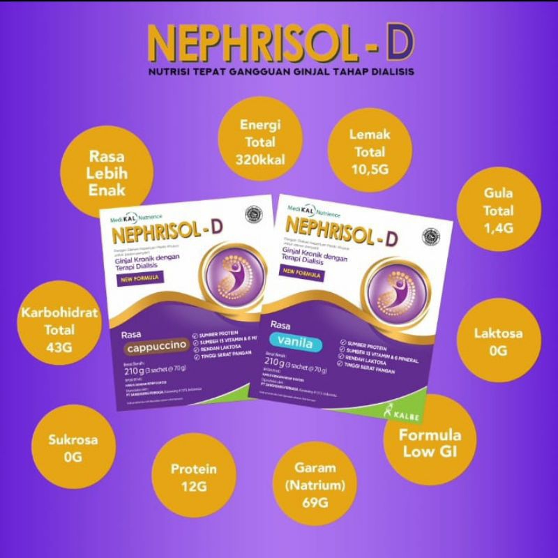 Nephrisol-D susu pasien Ginjal Original