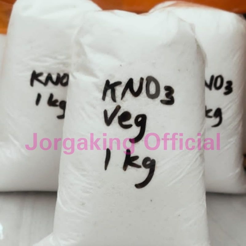 Pupuk Kalium Nitrat putih 1 kg Vegetatif Nitrogen dan Kalium Tinggi untuk Daun