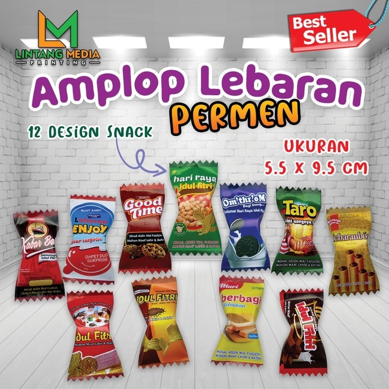 

amplop permen lebaran lucu unik