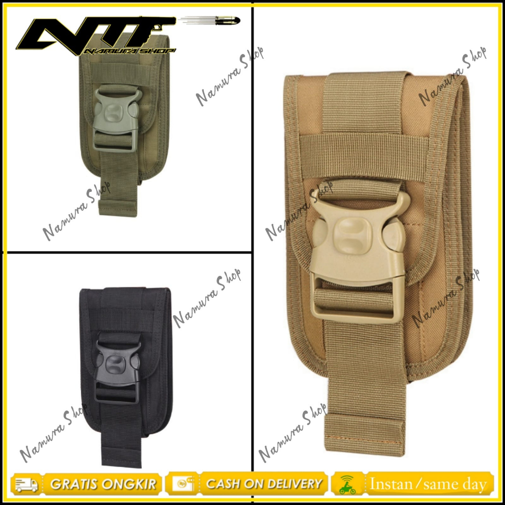 [TAS T.34] Tas HP Pria Tas Pingang Tactical Tas HP Mini Outdoor Tas Dompet Pria