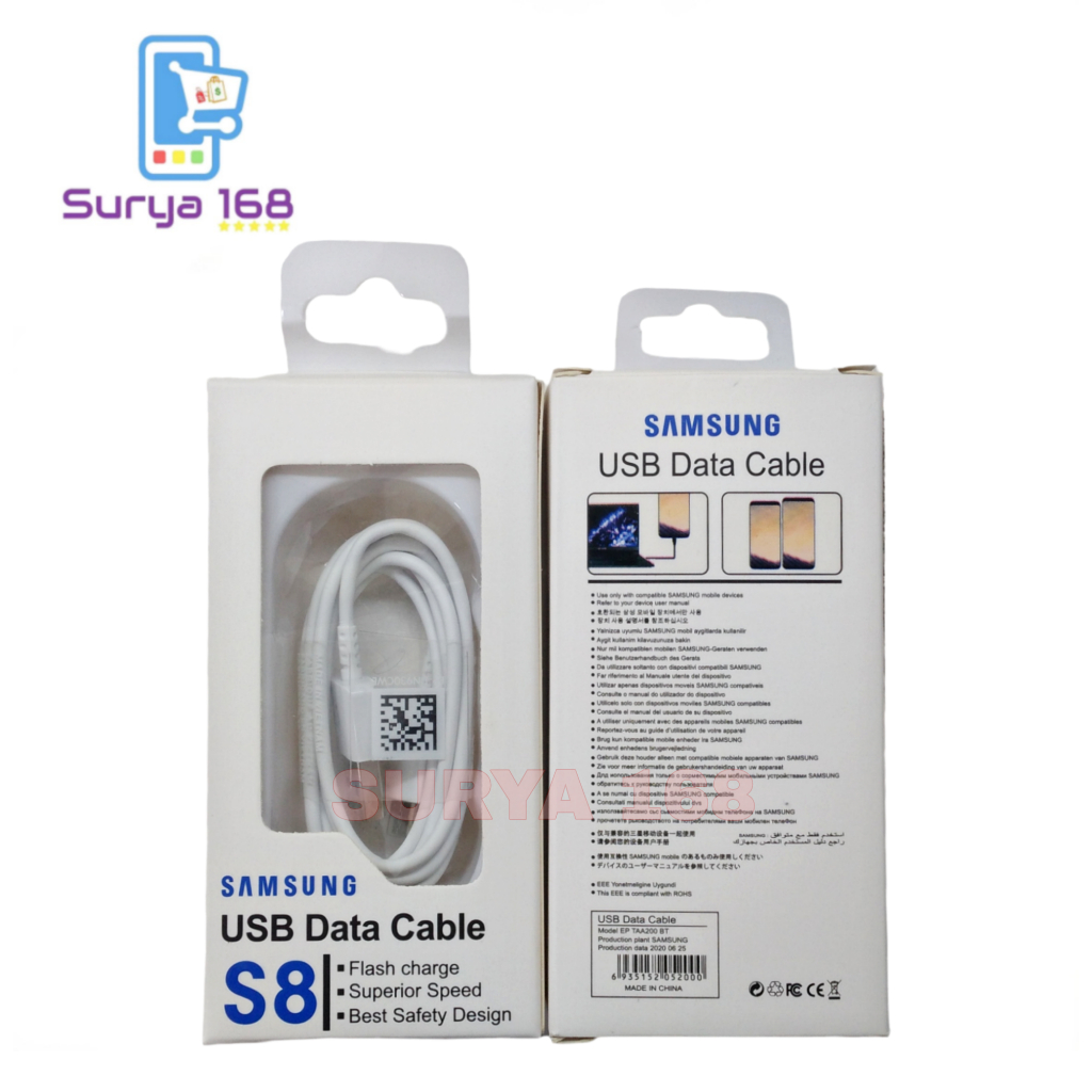 KABEL DATA SAMSUNG S8 / NOTE 7 USB TYPE - C DATA CABLE CHARGING