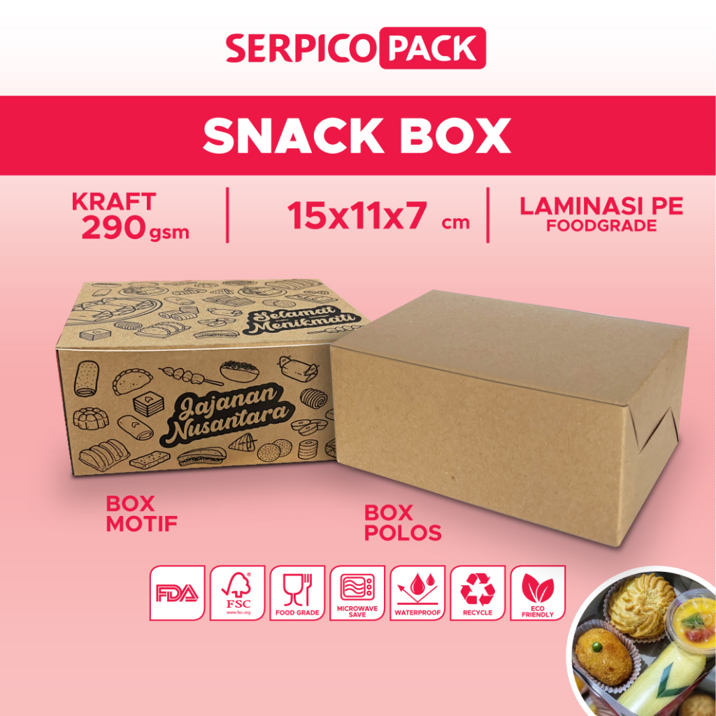 Snack Box Motif /Box Fried Chicken / Dus Fried Chicken / Dus Snack / Dus Snack