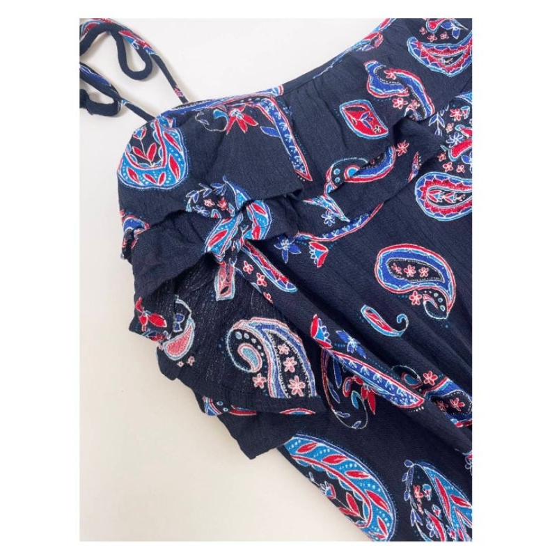 Westport navy paisley summer maxi dres