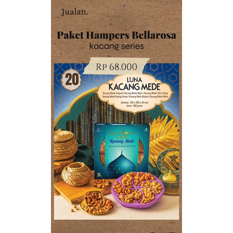 

Paket Hampers Bellarosa Kacang Mede