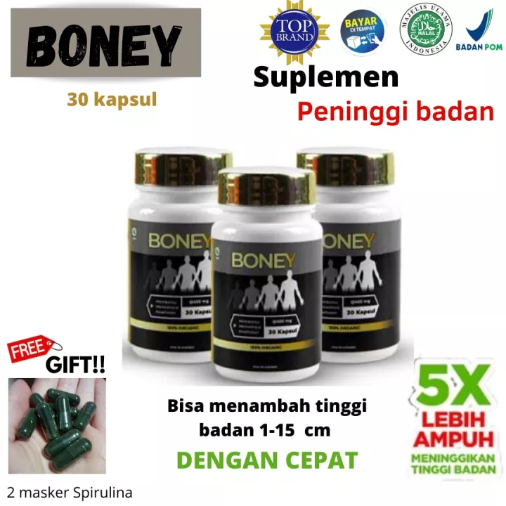 PROMO HEMAT BONEY BANTU TAMBAH TINGGI BADAN PRIA WANITA BISA BANTU UNTUK TUMBUH TINGGI ANAK