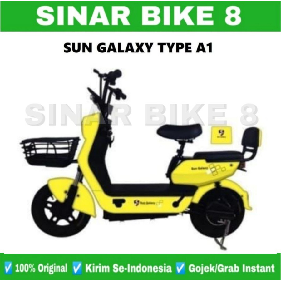 Sepeda Listrik Electric Bike SUN GALAXY A1 E Bike 350 Watt