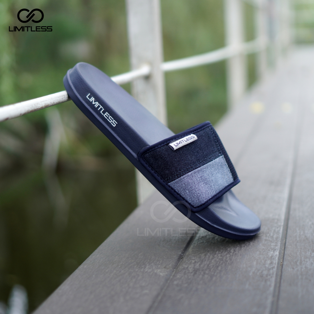 Sandal Slip On Pria Fashion Kekinian Sendal Slide Cowok Terbaru Ringan Casual Anti Slip Sandal Slop Cowo Dewasa Keren