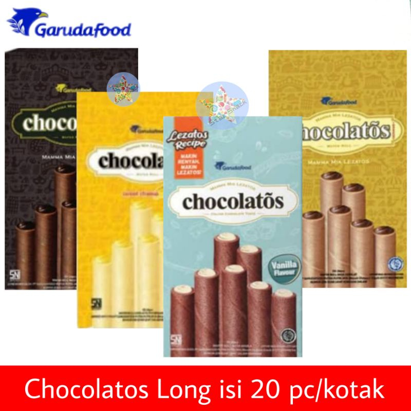 

CHOCOLATOS 1000 COKLAT KEJU VANILA DARK 1 BOX ISI 24 @14gr