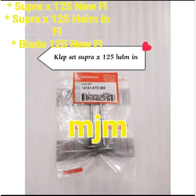 klep set Supra x 125 New Fi Supra x 125 Helm In Fi Blade 125 New Fi payung klep  Supra x 125 New Fi 
