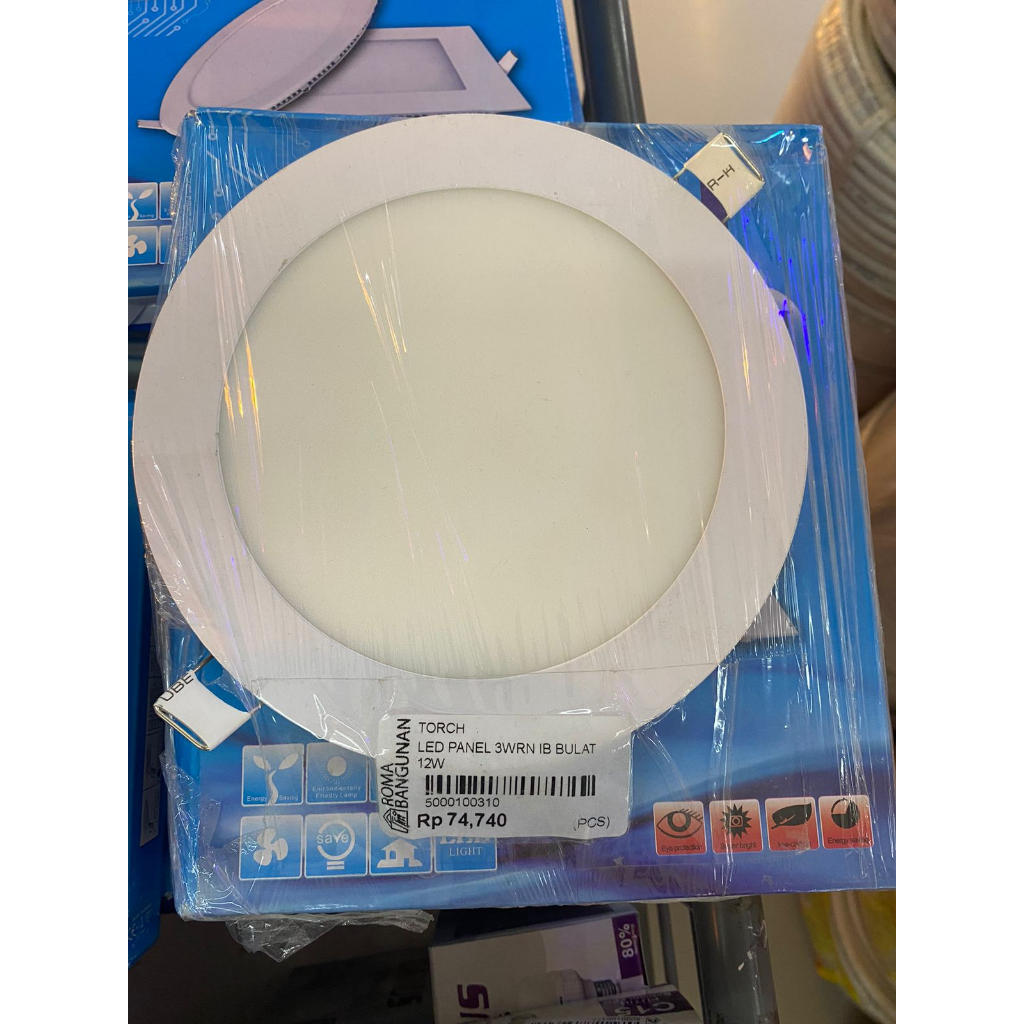 Torch Lampu Downlight LED Panel Bulat Panel Persegi 3 Watt / 6 watt / 9 watt / 12 watt / 18 watt