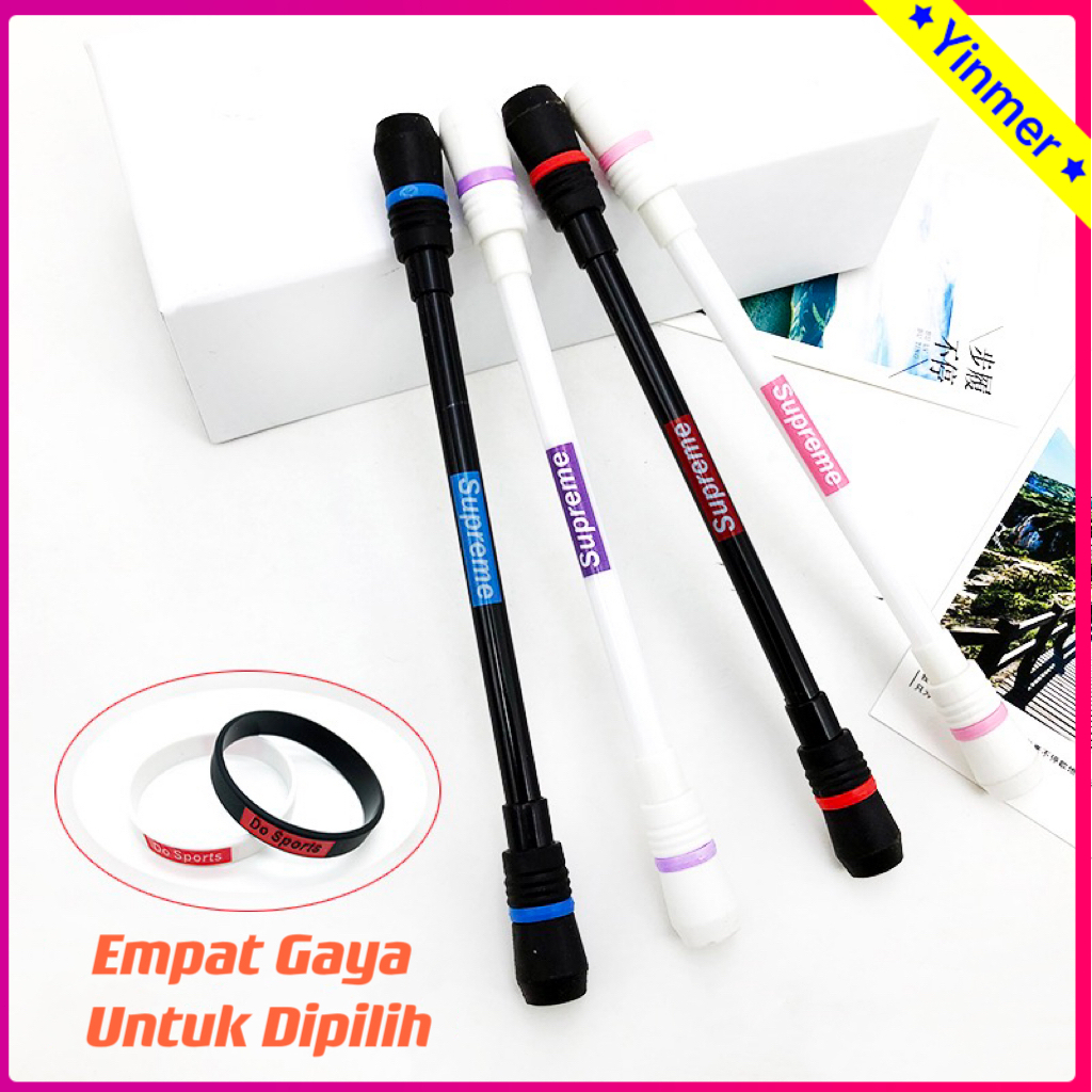 

COD✨Spinning Pen Balance Rotating Pena Putar Anti Stress Bolpoin Rotating Dekompresi Kreative 911 Alat Tulis Murah-Yinmer