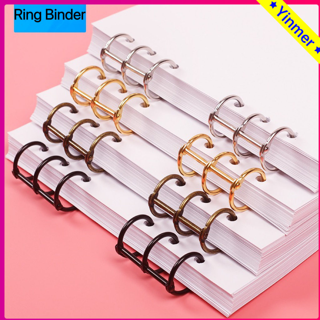 

COD✨ Ring Binder Tulang A4 A5 B5 Loose Leaf Binding Strip 30 Lubang Hole Opening And Closing Ring Spiral Bahan Plastik Ukuran A5 A4 B5 DIY Plastik Binder Binding Strip / Ring Binder Custom Warna Pastel Pelajar