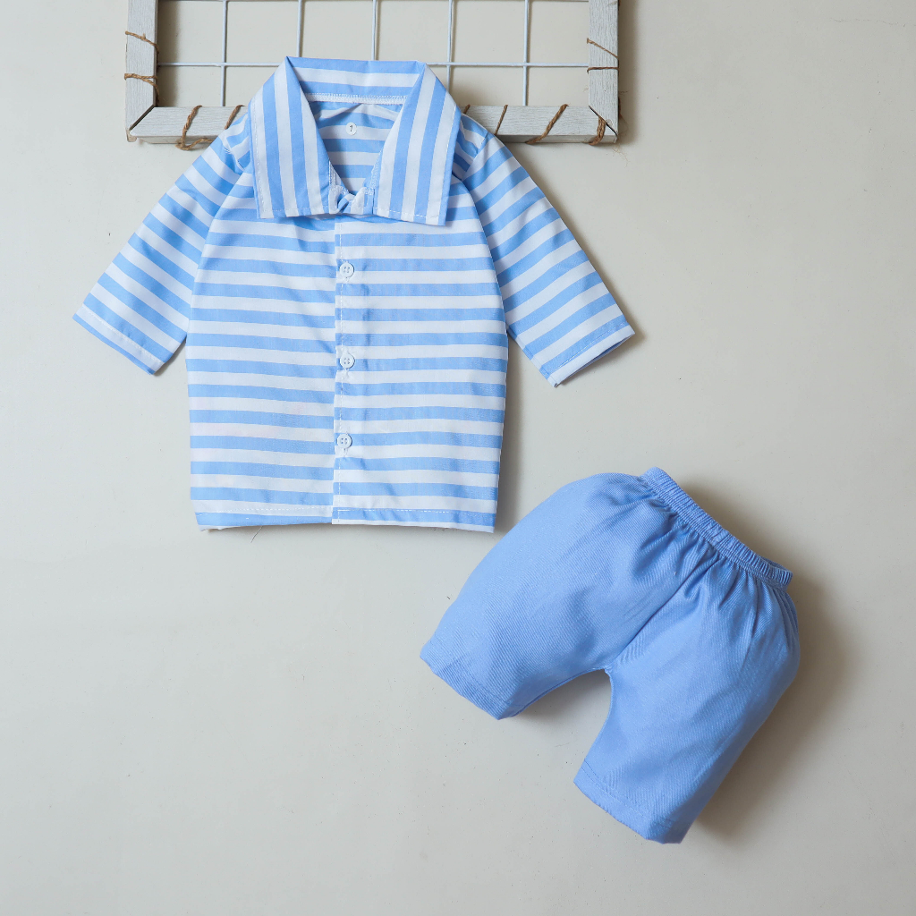 Nuna Store Matteo Shirt Anak Bayi Laki-Laki / Atasan Baju Kaos Kemeja Kerah Anak Usia 6 Bulan - 5 Tahun