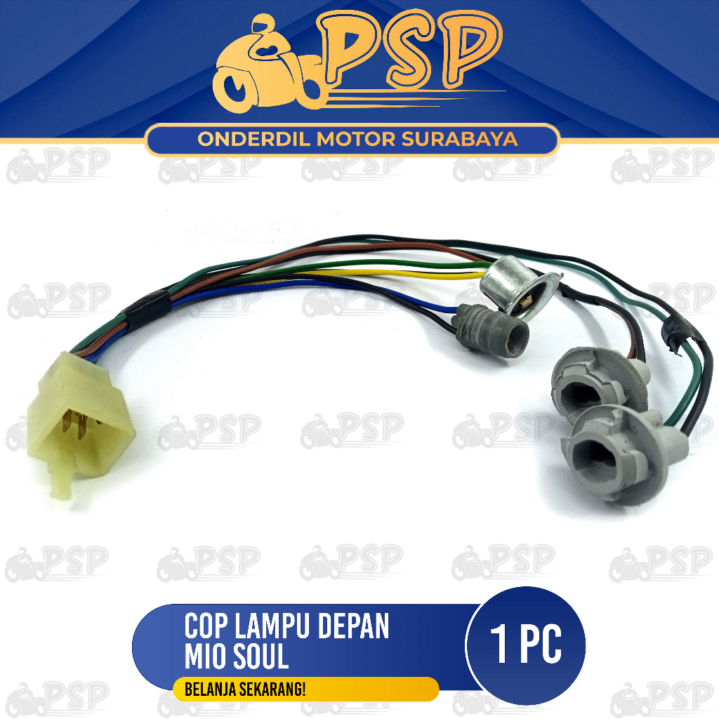 Cop Lampu Depan Mio Soul - Pitingan Fitting Fiting Socket Soket Dop Depan Yamaha Mio Soul Karbu