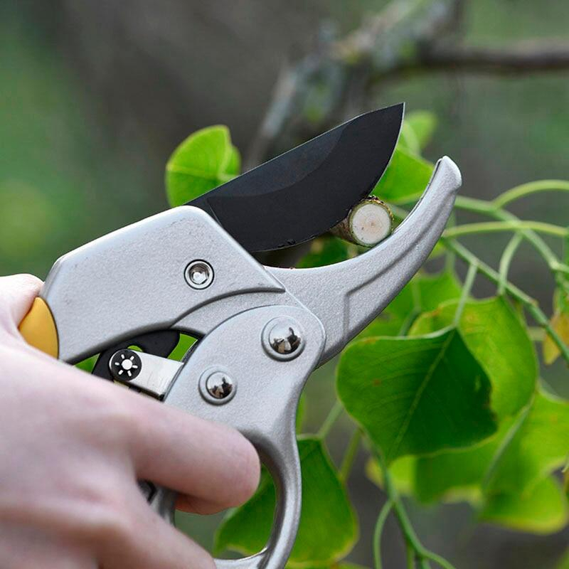 Pruning Shear Scissors Gunting Taman Karbon Steel Gunting Pruning Dahan Ranting Taman Kebun Baja Switch Lock